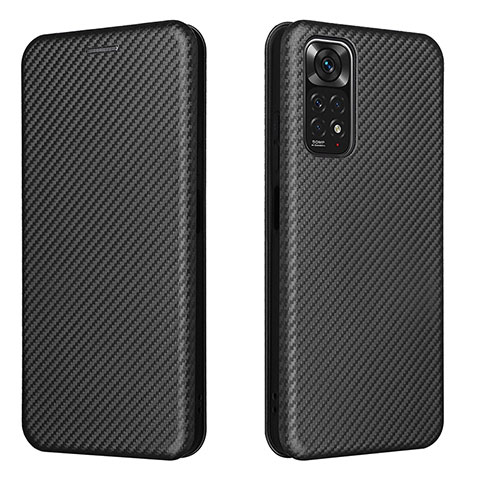 Custodia Portafoglio In Pelle Cover con Supporto L02Z per Xiaomi Redmi Note 11S 4G Nero