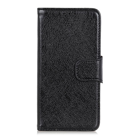 Custodia Portafoglio In Pelle Cover con Supporto L03 per Alcatel 1X (2019) Nero