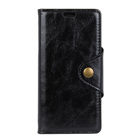 Custodia Portafoglio In Pelle Cover con Supporto L03 per Doogee X55 Nero