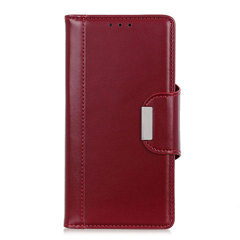 Custodia Portafoglio In Pelle Cover con Supporto L03 per Huawei Honor 30S Rosso