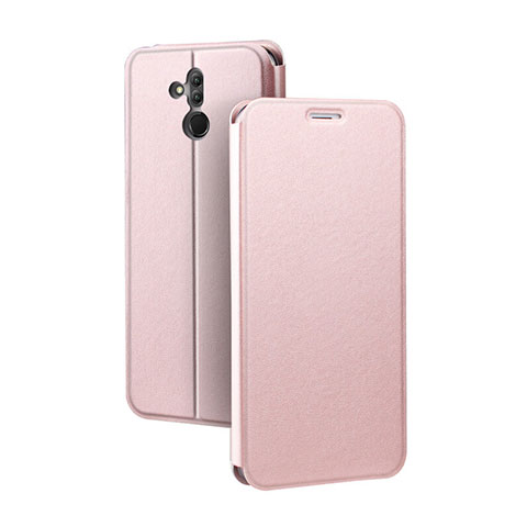 Custodia Portafoglio In Pelle Cover con Supporto L03 per Huawei Mate 20 Lite Oro Rosa