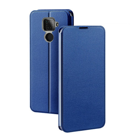 Custodia Portafoglio In Pelle Cover con Supporto L03 per Huawei Nova 5i Pro Blu