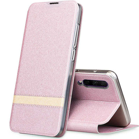 Custodia Portafoglio In Pelle Cover con Supporto L03 per Huawei Y9s Oro Rosa