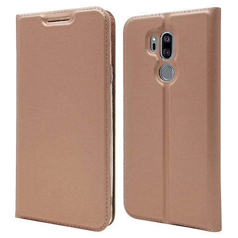 Custodia Portafoglio In Pelle Cover con Supporto L03 per LG G7 Oro Rosa