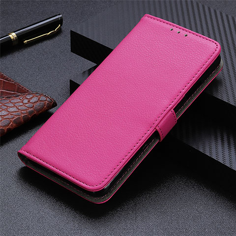 Custodia Portafoglio In Pelle Cover con Supporto L03 per Oppo A33 Rosa Caldo