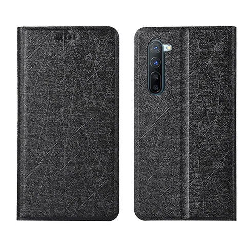 Custodia Portafoglio In Pelle Cover con Supporto L03 per Oppo Find X2 Lite Nero