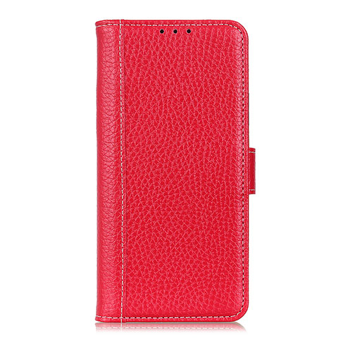 Custodia Portafoglio In Pelle Cover con Supporto L03 per Realme 6 Rosso