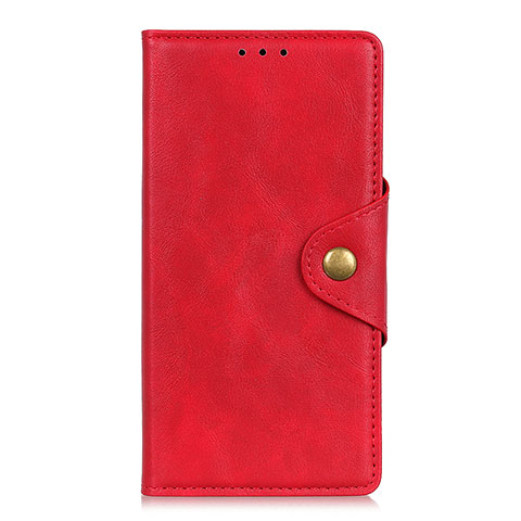 Custodia Portafoglio In Pelle Cover con Supporto L03 per Xiaomi Mi 10i 5G Rosso