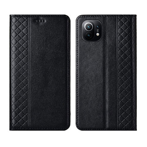 Custodia Portafoglio In Pelle Cover con Supporto L03 per Xiaomi Mi 11 Lite 5G Nero