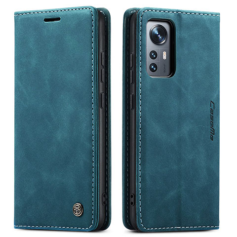 Custodia Portafoglio In Pelle Cover con Supporto L03 per Xiaomi Mi 12 5G Blu