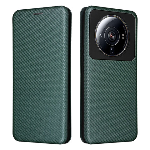 Custodia Portafoglio In Pelle Cover con Supporto L03 per Xiaomi Mi 12 Ultra 5G Verde