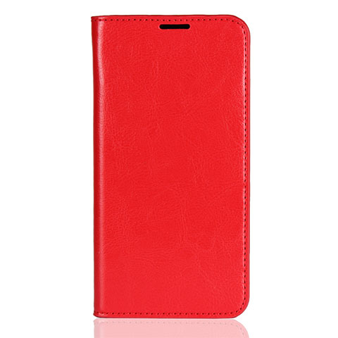 Custodia Portafoglio In Pelle Cover con Supporto L03 per Xiaomi Mi 8 Rosso