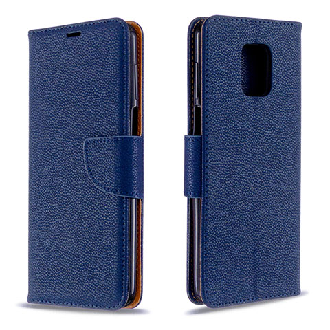 Custodia Portafoglio In Pelle Cover con Supporto L03 per Xiaomi Poco M2 Pro Blu