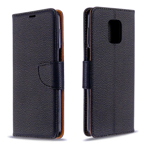 Custodia Portafoglio In Pelle Cover con Supporto L03 per Xiaomi Redmi Note 9 Pro Max Nero