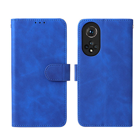 Custodia Portafoglio In Pelle Cover con Supporto L03Z per Huawei Nova 9 Blu