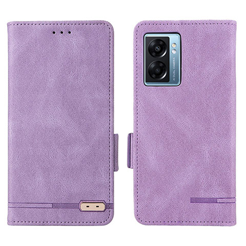 Custodia Portafoglio In Pelle Cover con Supporto L03Z per OnePlus Nord N300 5G Viola