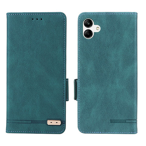 Custodia Portafoglio In Pelle Cover con Supporto L03Z per Samsung Galaxy A05 Verde