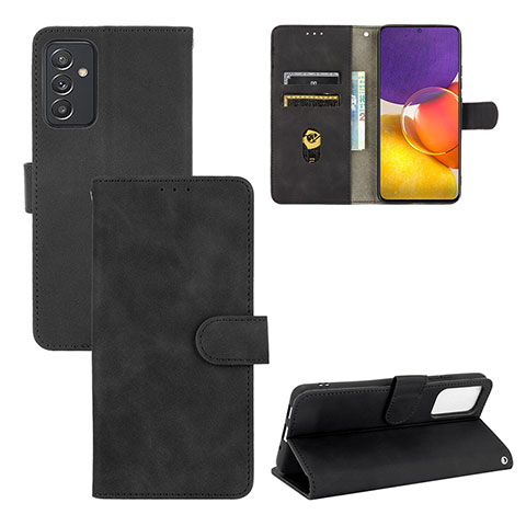 Custodia Portafoglio In Pelle Cover con Supporto L03Z per Samsung Galaxy A05s Nero