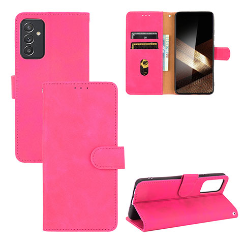 Custodia Portafoglio In Pelle Cover con Supporto L03Z per Samsung Galaxy A15 4G Rosa Caldo