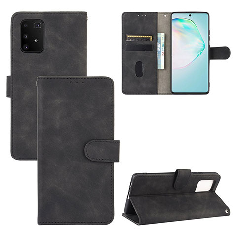 Custodia Portafoglio In Pelle Cover con Supporto L03Z per Samsung Galaxy S10 Lite Nero