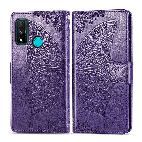 Custodia Portafoglio In Pelle Cover con Supporto L04 per Huawei Nova Lite 3 Plus Viola