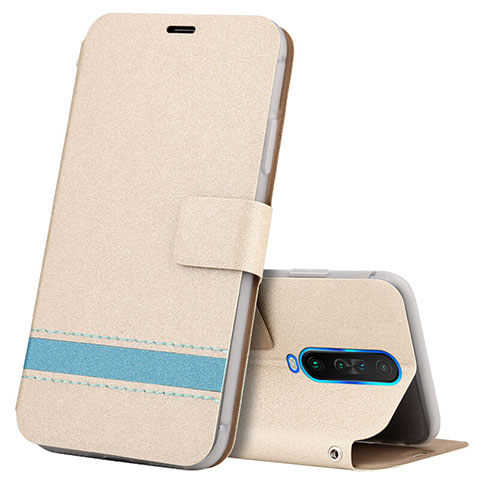 Custodia Portafoglio In Pelle Cover con Supporto L04 per Xiaomi Redmi K30 5G Oro