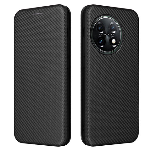 Custodia Portafoglio In Pelle Cover con Supporto L04Z per OnePlus 11 5G Nero