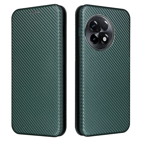 Custodia Portafoglio In Pelle Cover con Supporto L04Z per OnePlus 11R 5G Verde