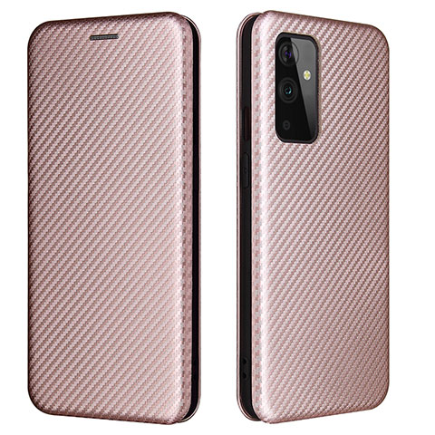 Custodia Portafoglio In Pelle Cover con Supporto L04Z per OnePlus 9 5G Oro Rosa