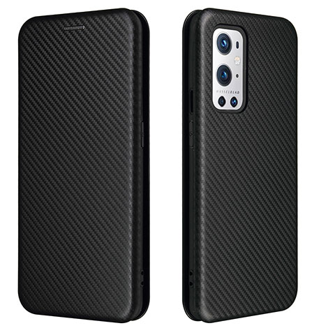 Custodia Portafoglio In Pelle Cover con Supporto L04Z per OnePlus 9 Pro 5G Nero