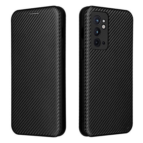 Custodia Portafoglio In Pelle Cover con Supporto L04Z per OnePlus 9RT 5G Nero