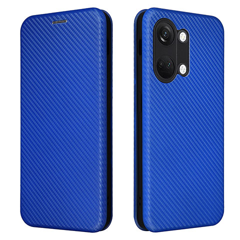 Custodia Portafoglio In Pelle Cover con Supporto L04Z per OnePlus Ace 2V 5G Blu