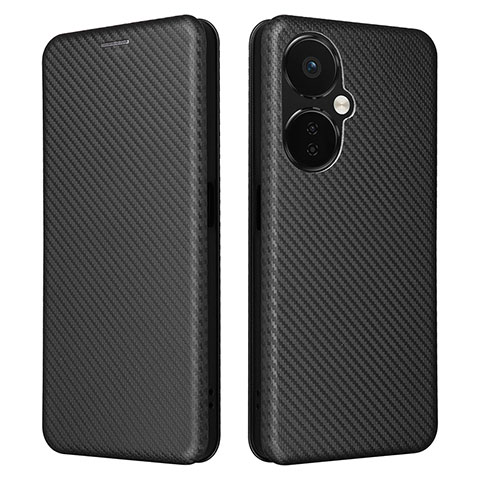 Custodia Portafoglio In Pelle Cover con Supporto L04Z per OnePlus Nord CE 3 5G Nero