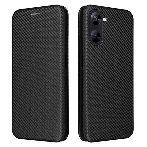 Custodia Portafoglio In Pelle Cover con Supporto L04Z per Realme 10S 5G Nero