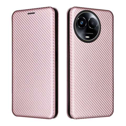 Custodia Portafoglio In Pelle Cover con Supporto L04Z per Realme 11 5G Oro Rosa