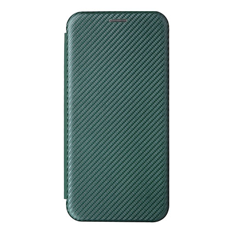 Custodia Portafoglio In Pelle Cover con Supporto L04Z per Realme 9 5G India Verde