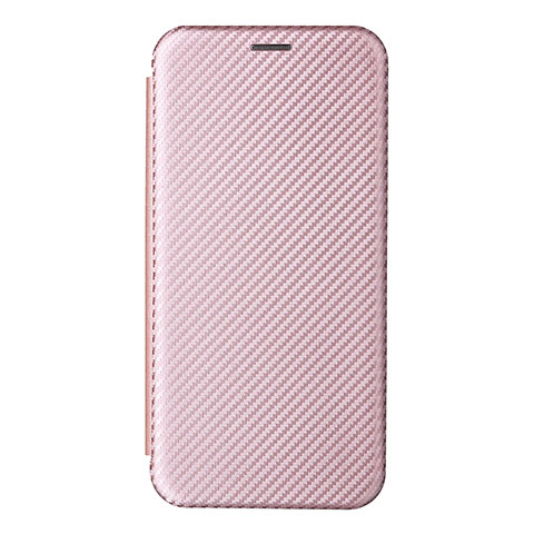 Custodia Portafoglio In Pelle Cover con Supporto L04Z per Realme C21Y Oro Rosa