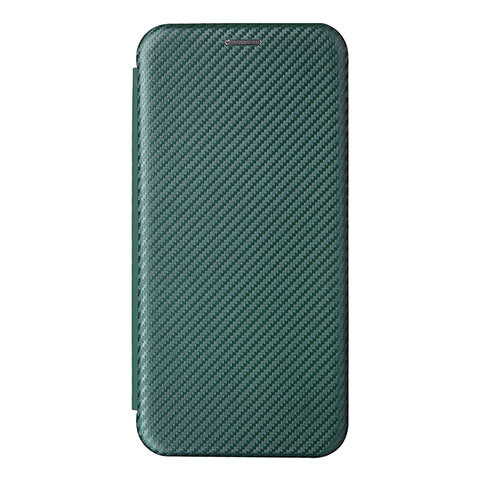 Custodia Portafoglio In Pelle Cover con Supporto L04Z per Realme C21Y Verde