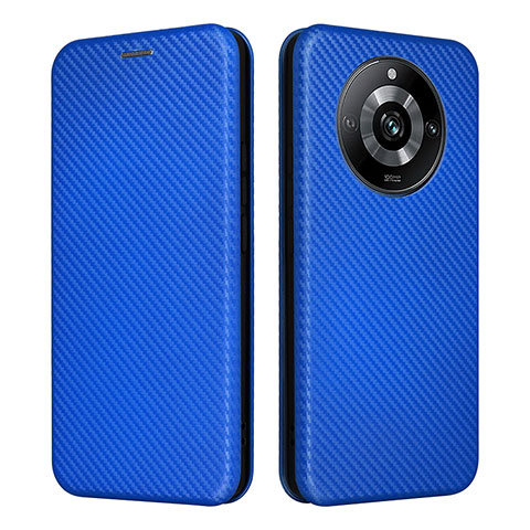 Custodia Portafoglio In Pelle Cover con Supporto L04Z per Realme Narzo 60 Pro 5G Blu