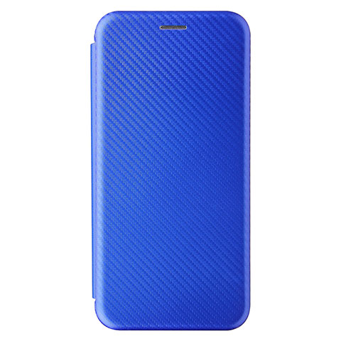 Custodia Portafoglio In Pelle Cover con Supporto L04Z per Samsung Galaxy A02 Blu