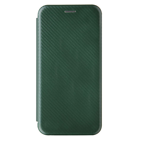 Custodia Portafoglio In Pelle Cover con Supporto L04Z per Samsung Galaxy A02 Verde