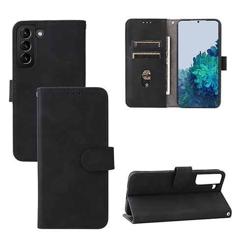 Custodia Portafoglio In Pelle Cover con Supporto L04Z per Samsung Galaxy S21 Plus 5G Nero