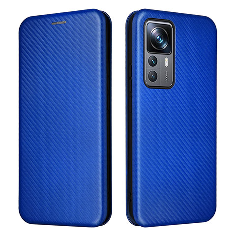 Custodia Portafoglio In Pelle Cover con Supporto L04Z per Xiaomi Mi 12T 5G Blu