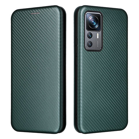 Custodia Portafoglio In Pelle Cover con Supporto L04Z per Xiaomi Mi 12T 5G Verde