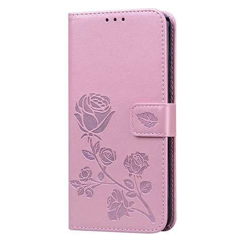 Custodia Portafoglio In Pelle Cover con Supporto L05 per Huawei Honor 9A Rosa