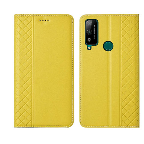 Custodia Portafoglio In Pelle Cover con Supporto L05 per Huawei Honor Play4T Giallo