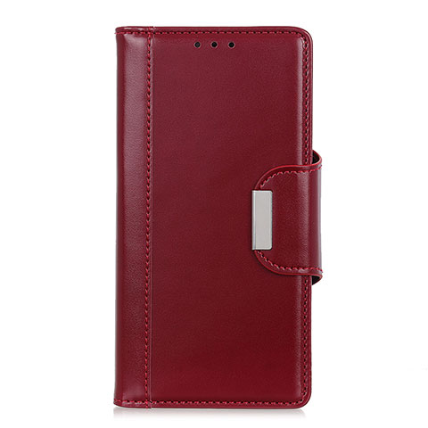 Custodia Portafoglio In Pelle Cover con Supporto L05 per Huawei Honor Play4T Pro Rosso