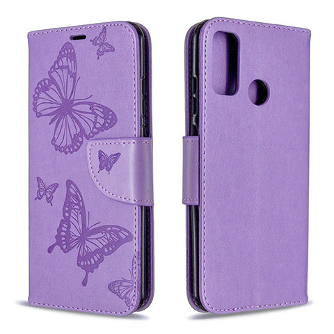 Custodia Portafoglio In Pelle Cover con Supporto L05 per Huawei Nova Lite 3 Plus Viola