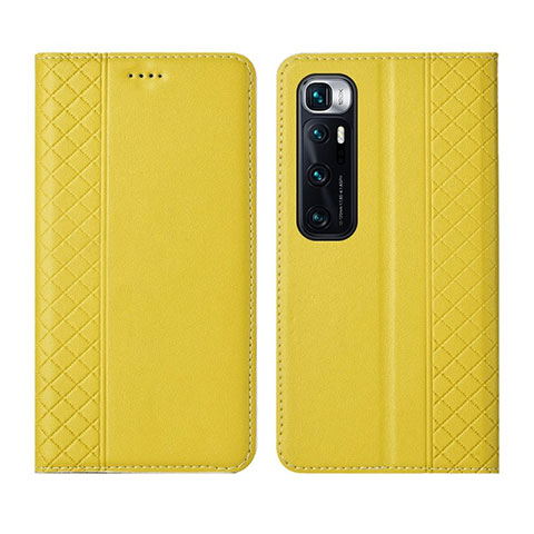 Custodia Portafoglio In Pelle Cover con Supporto L05 per Xiaomi Mi 10 Ultra Giallo