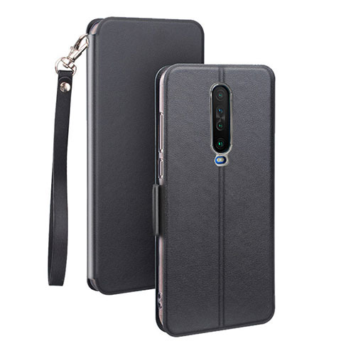 Custodia Portafoglio In Pelle Cover con Supporto L05 per Xiaomi Redmi K30i 5G Nero